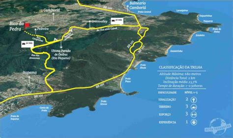 Rota Terrestre Trilha em Camboriú Pico da Pedra