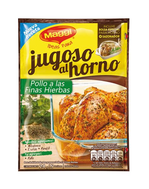 Base Para Pollo A Las Finas Hierbas Jugoso Al Horno Maggi G