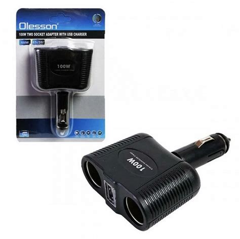 Разветвитель прикуривателя -1 USB -2 разъема 12-24V автомобильный ...