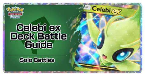 Celebi Ex Deck Mythical Island Solo Battle Guide Pokemon TCG Pocket