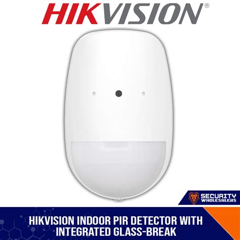 Hikvision Indoor PIR Detector With Integrated Glass Break Security