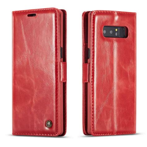 CaseMe Samsung Galaxy Note 8 Magnetic Flip PU Leather Wallet Case