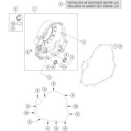 Couvercle Dembrayage Pour Smc R Eu Esprit Ktm