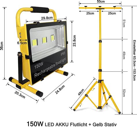 XMTECH LED AKKU Baustrahler Mit Kaufland De