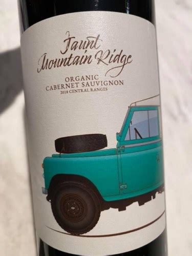 Mountain Ridge Jaunt Mountain Ridge Organic Cabernet Sauvignon Vivino US