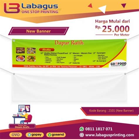 Jual Cetak New Banner / Banner Kain / Spanduk Kain - Kab. Tangerang - Labagus Printing | Tokopedia