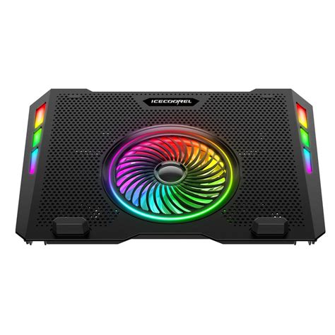 ICE Coorel A13 Notebook Cooler Pad Stand RGB Breathin Lightพดลมระบาย