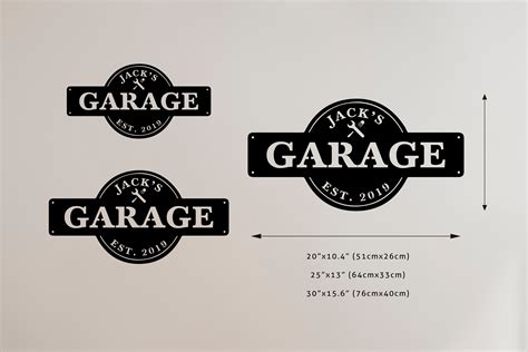 Neon Garage Sign Personalized Garage Sign Custom Garage Name Etsy Uk