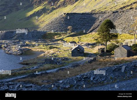 Cwmorthin Slate Quarry Tanygrisiau Snowdonia Gwynedd North Wales