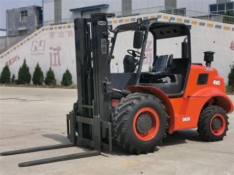 4x4 Forklift 5 Ton Diesel Rough Terrain Fork Lift Truck Buy 5 Ton Diesel Rough Terrain Fork