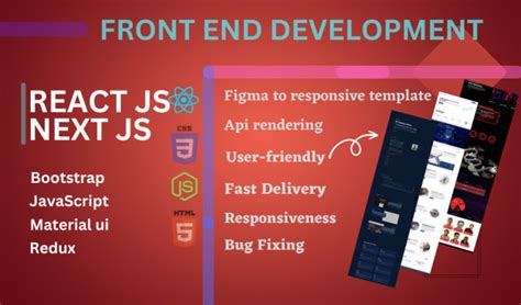 Create A Web App And Convert Figma Design Into React Js And Next Js By