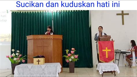 Kebaktian Minggu Agustus Di Gereja Pouk Imanuel Yonpomad