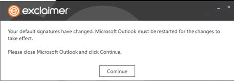 Why Do Some Users Keep Getting Prompted To Restart Outlook Exclaimer