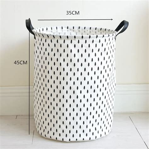 Grand château de stockage de linge tissu en coton et en lin pliable