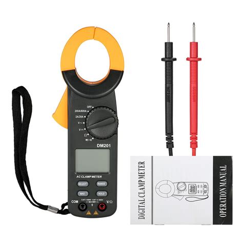 Digital Clamp Meter Ac Dc Voltage Ac Current Meter Voltmeter Ammeter