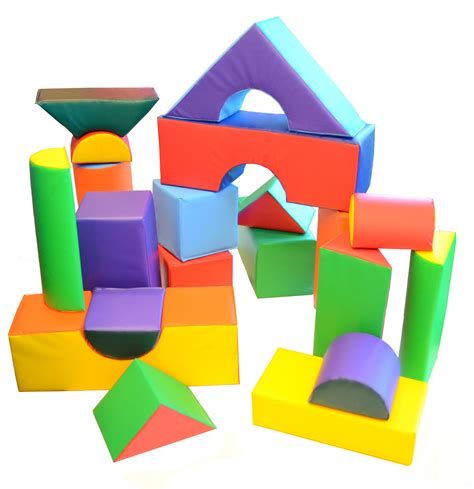 Soft Play 21 Piece Block Set Ak Athletic Equipment