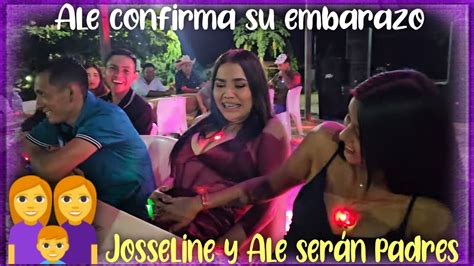 Ale dice que ella tambien esta embarazada y que Josselin será papá