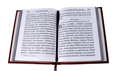 Православный молитвослов крупным шрифтом. Кожаный переплёт, состареный ...
