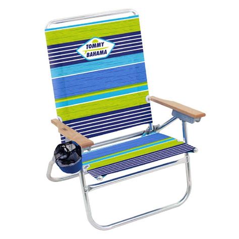 Tommy Bahama Striped Easy In And Out Aluminum And Fabric Reclining 4