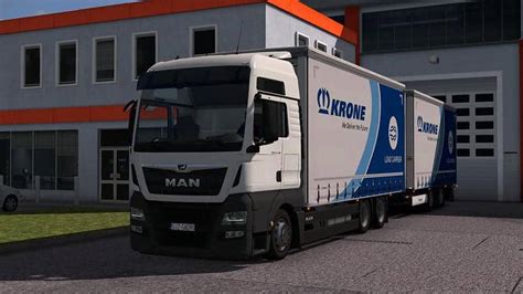 DLC KRONE BDF ADDON FOR MAN TGX E6 BY MADSTER 1 35 X TUNING MOD ETS2 Mod