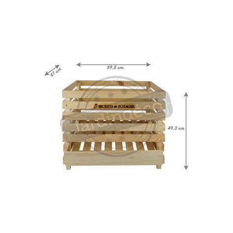 Esschert Design Caisse Pommes De Terre En Bois Bo Te De