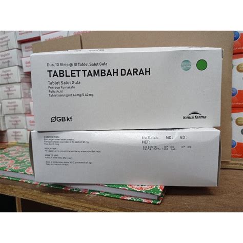 Jual Tablet Tambah Darah Box Tablet Shopee Indonesia