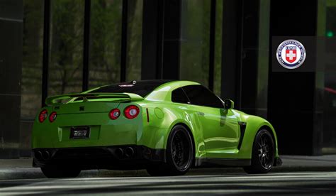 Awesome Green Gt R With Widebody Kit Autoevolution