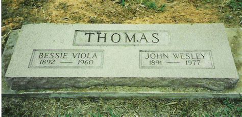 John Wesley Thomas 1891 1977 Mémorial Find A Grave