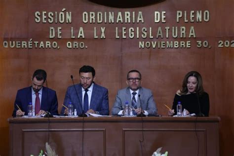 LX Legislatura aprueba en Sesión de Pleno Iniciativa de Exhorto a fin