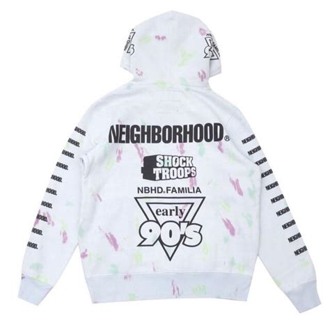 34割引M格安販売中 新品 ネイバーフッド NEIGHBORHOOD DYE CE HOODED LS パーカー トップスM OTA ON