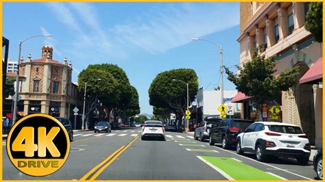 Driving Tour Of Main Street Santa Monica Los Angeles K Youtube