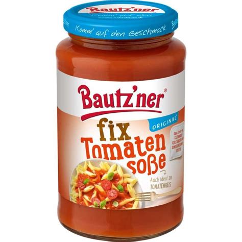 Bautz Ner Fix Tomato Sauce 400ml Buy Online Now Bautzner German