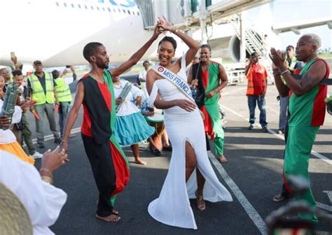 Ang Lique Angarni Filopon En Martinique Les Images Du Retour De Miss