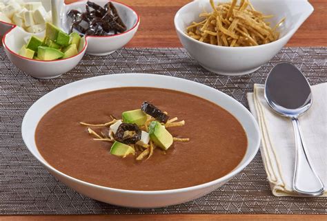 Sopa de frijol Recetas La Costeña