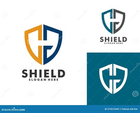 Shield Logo With Letter Cg Security Logo Protection Symbol Vector Logo Design Stock Vector