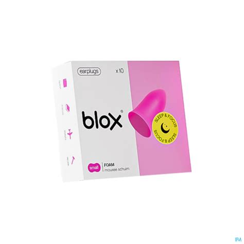 Blox Sleep Schuim Small Roze 5 Paar Apotheek Online