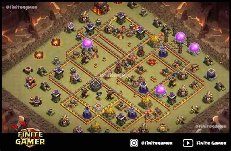 Best Town Hall 10 Bases With Links Th10 Base Finite Gamer