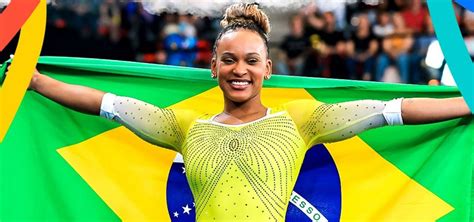 Ginasta Brasileira Rebeca Andrade Conquista Medalha De Prata Em Copa Do