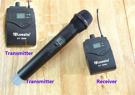 Handheld Wireless Microphone System for DSLR Camera Shooting Interview ...