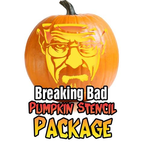 Breaking Bad Pumpkin Carving Package Ultimate Pumpkin Stencils