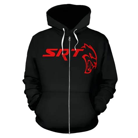 Srt Hellcat Zip Up Hoodie V1 My Car My Rules