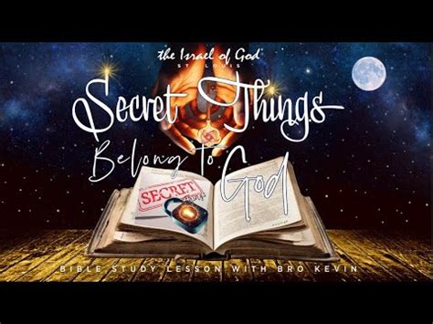 Iog St Louis Secret Things Belong To God Youtube