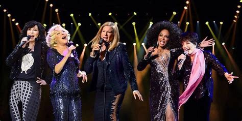 Cher Bette Midler Barbara Streisand Diana Ross And Liza Minnelli