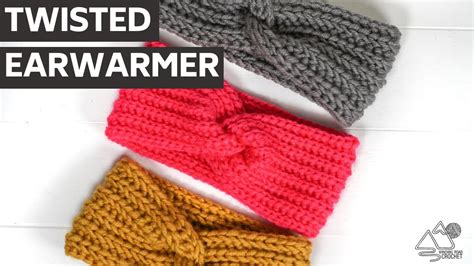 How To Crochet A Twisted Ear Warmer Easy Crochet Pattern Tutorial YouTube