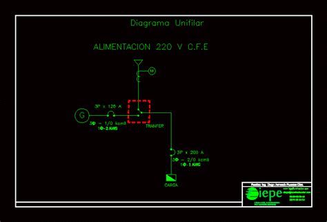 Diagrama Unifilar Em Dwg Biblioteca Cad