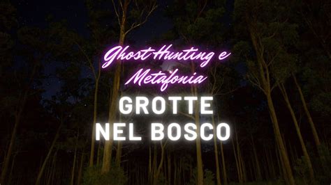 Ghost Hunting E Metafonia Grotte Nel Bosco Parte Youtube