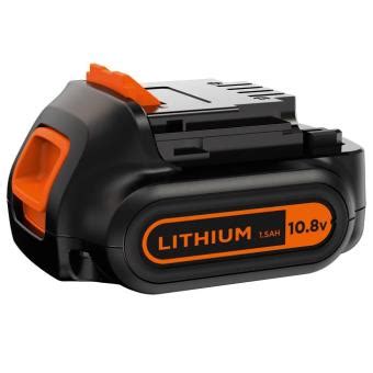 Black And Decker Batterie Lithium Ion 10 8 V 1 5 Ah Noir BL1512 XJ