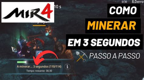 MIR4 COMO MINERAR AÇO NEGRO EM 3 SEGUNDOS PASSO A PASSO YouTube