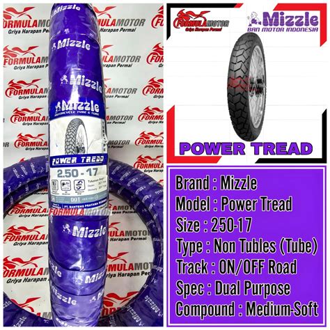 Jual 250 17 Mizzle Power Tread Ring 17 Tubetype Dual Purpose Ban