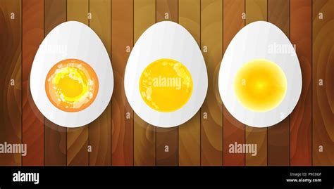 Sliced Hard Boiled Eggs Stock Vector Images Alamy